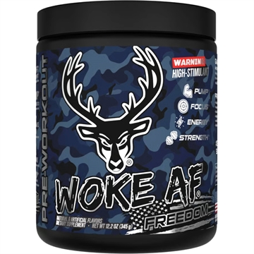 Picture of Bucked Up Bucked Up Woke AF Pre-Workout Freedom Grape 30 Serving Tub 1027906