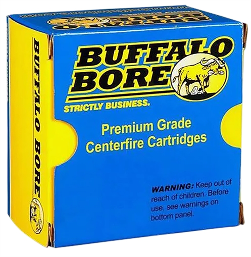 Picture of Buffalo Bore Ammunition Heavy Strictly Business 480Ruger 370gr Lead Flat Nose 20 Per Box/12 Case 13B20