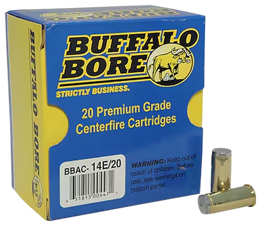 Picture of Buffalo Bore Ammunition Anti-Personnel Strictly Business 44S&W Spl 200gr Hard Cast Wadcutter 20 Per Box/12 Case 14E20