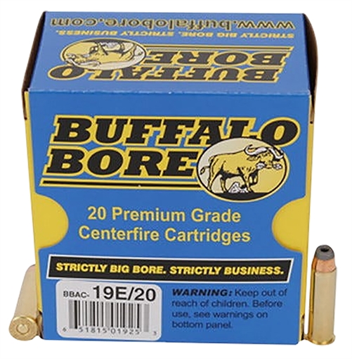 Picture of Buffalo Bore Ammunition Tactical Strictly Business 357Mag 158gr Jacketed Hollow Point 20 Per Box/12 Case 19E20