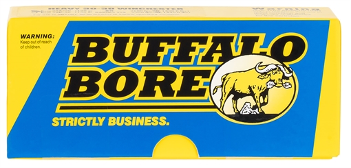 Picture of Buffalo Bore Ammunition Personal Defense Strictly Business 38Super +P 124gr Jacket Hollow Point 20 Per Box/12 Case 33B20