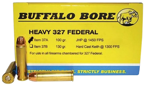 Picture of Buffalo Bore Ammunition Heavy Strictly Business 327Federal Mag 100gr Jacket Hollow Point 20 Per Box/12 Case 37A20