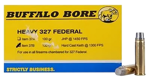 Picture of Buffalo Bore Ammunition Heavy Strictly Business 327Federal Mag 130gr Hard Cast 20 Per Box/12 Case 37B20