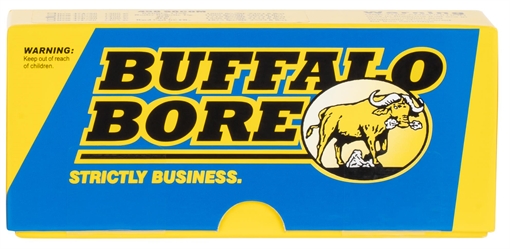 Picture of Buffalo Bore Ammunition Hunting & Sniping Strictly Business 458SOCOM 350gr Semi Jacketed Flat Point 20 Per Box/12 Case 47C20