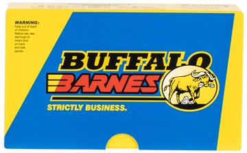 Picture of Buffalo Bore Ammunition Buffalo-Barnes Strictly Business 375H&H Mag 300gr Barnes TSX Lead Free 20 Per Box/12 Case 54A20