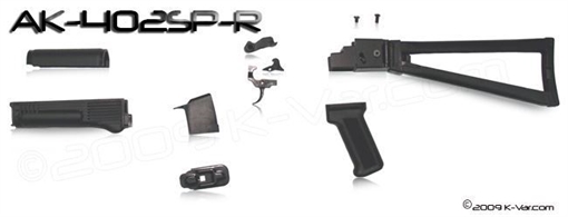 Picture of Bulgarian AK-BFS Side Folding Stock Assembly AK-402SP-R