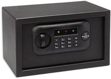 Picture of Bulldog Digital Pistol Vault Standard Keypad/Key Entry Black Powder Coat Steel Holds 1 Handgun BD1050