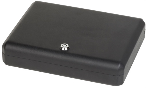Picture of Bulldog Pesonal Vault Large Key Entry Black Steel Holds 1 Handgun 11" H x 8.50" W x 2.25" D BD1128