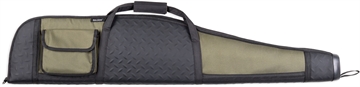 Picture of Bulldog Armor Rifle Case 48" Black with Green Panels Water-Resistant Nylon BD310