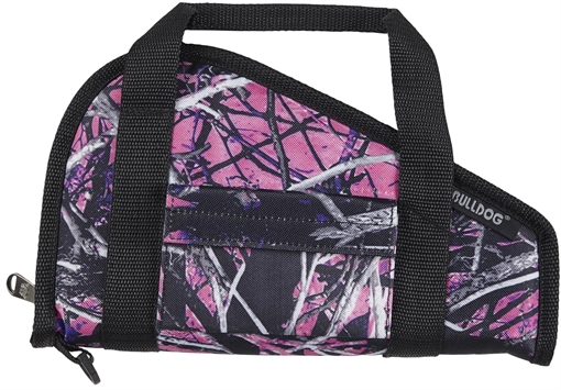 Picture of Bulldog Cases Single Handgun Rug, Small, Muddy Girl Camo Finish, Nylon, Velcro Accessory Pocket BD600MDG