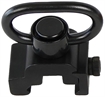 Picture of Bulldog Deluxe Push Button Swivel Black 1.25" Steel QD Rail Mount BD886