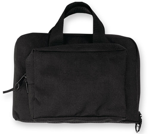 Picture of Bulldog Deluxe Mini Range Bag Black Water-Resistant Outer Shell, Inside Ammo & Magazine Pockets, Outer Storage Pockets BD915