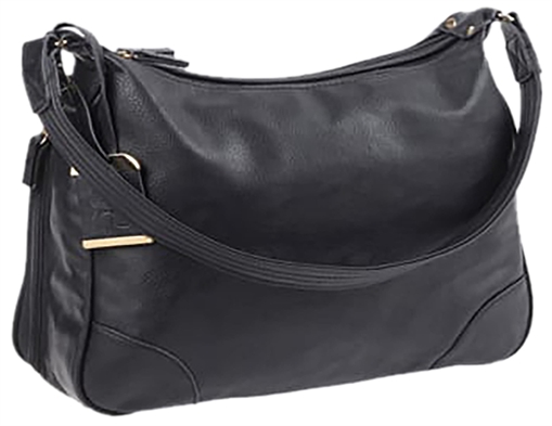 Picture of Bulldog BDP010 Hobo Purse w/Holster Black Leather for Most Small Autos & Revolvers Ambidextrous Hand BDP010 BDP-010