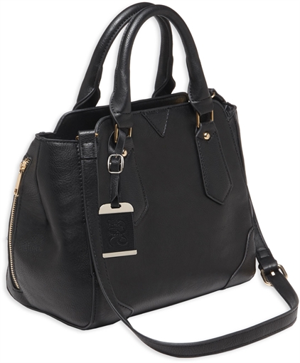 Picture of Bulldog BDP020 Satchel Purse w/Holster Black Leather for Small Autos & Revolvers Ambidextrous Hand BDP020 BDP-020