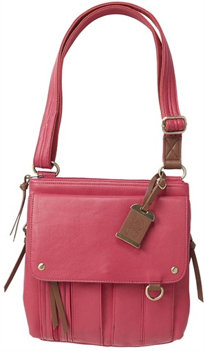 Picture of Bulldog Cross Body Purse w/Holster Pink Leather Most Sm Pistols & Revolvers Ambidextrous Hand BDP036