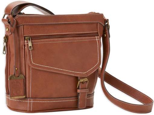 Picture of Bulldog Bucket Purse w/Holster Brown Leather Most Sm Pistols & Revolvers Ambidextrous Hand BDP045