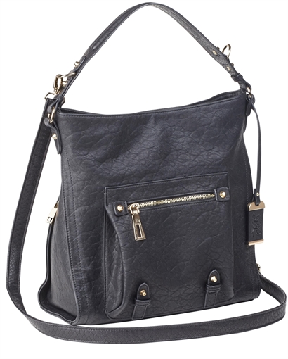 Picture of Bulldog Cases Hobo Anna Purse Holster, Fist Most Small Autos, Black Color, Leather BDP-053 BDP053