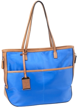 Picture of Bulldog Tote Purse w/Holster Electric Blue Nylon Most Sm Pistols & Revolvers Right Hand BDP057