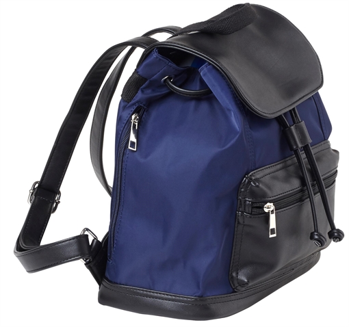 Picture of Bulldog Backpack Style Purse w/Holster Leather Navy w/Black Accents BDP065