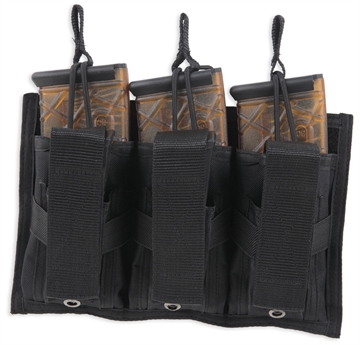 Picture of Bulldog Tri-Double Mag Pouch MOLLE Black Belt Loop Compatible w/ 30-Round Compatible w/ High Capacity BDT62