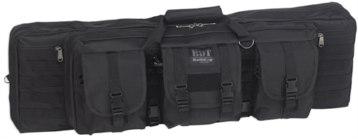 Picture of Bulldog BDT Tactical Single 37" Black Nylon, 3 Accessory Pockets, Deluxe Padded Backstraps, Lockable Zippers, Padded Internal Divider BDT4037B