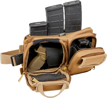 Picture of BULLDOG BDT DELUXE SATCHEL GO BAG/WAIST PACK W/MOLLE TAN BDT403T