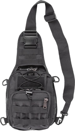 Picture of BULLDOG CASES BDT X-SMALL SLING BAG` W/MOLLE WEBBING BLACK BDT407B