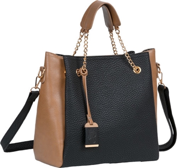 Picture of BULLDOG TOTE PURSE W/HOLSTER BLK/TAN BDP-061