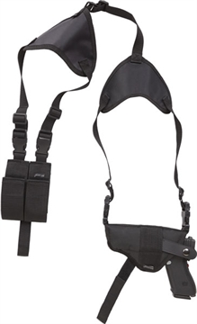 Picture of Bulldog Deluxe Shoulder Harness Black Nylon Harness Fits Ruger LCP/Glock 42/2-3" Barrel Ambidextrous WSHD20