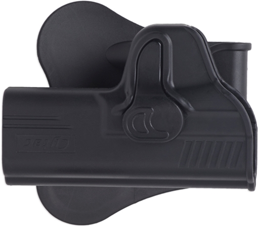 Picture of Bulldog Rapid Release Polymer Holster with Paddle Fits S&W M&P Standard Black RH RR-SWMP RRSWMP