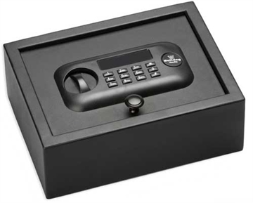 Picture of Bulldog Digital Top Open Vault Standard Keypad Entry Black Powder Coat Steel 11.80" x 8.70" x 4" BD1030