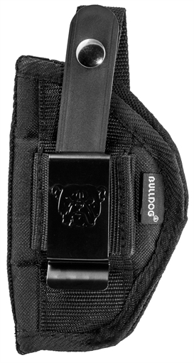 Picture of Bulldog Extreme Handgun Holster with Belt Loop and Clip for Small Frame Revolvers with 2-2.5" Barrels Black Ambi FSN-24 FSN24