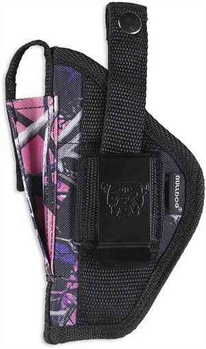 Picture of Bulldog FSN3MDG Extreme OWB Muddy Girl Camo Nylon Belt Loop/Clip Fits Taurus Millennium Fits 2.50-3.75" Barrel Ambidextrous FSN3MDG FSN-3MDG