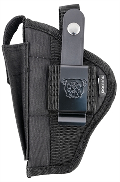 Picture of Bulldog  Extreme OWB Black Nylon Belt Loop/Clip Fits S&W M&P/2-4" Standard Auto/Glock 19 Ambidextrous  FSN-7