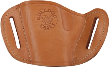 Picture of Bulldog Molded OWB Tan Leather Belt Slide Fits Bersa Thunder 380 Fits Ruger LCP Fits Sig 230 Right Hand MLTS