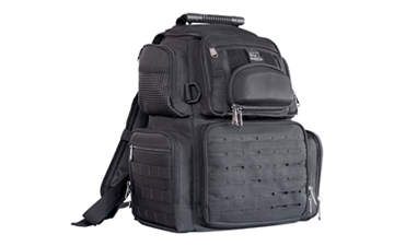 Picture of Bulldog Cases Tactical Range Handgun, Medium, Back Pack, Poly Oxford Nylon Construction, Black BDT414B