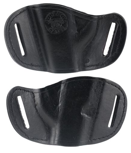 Picture of Bulldog MLBS Molded OWB Black Leather Belt Slide Fits Bersa Thunder 380 Fits Ruger LCP Fits Sig 230 Right Hand MLBS MLB-S