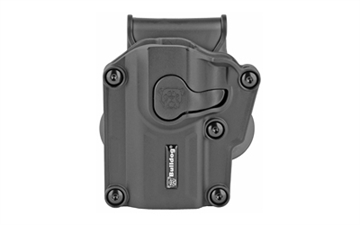 Picture of Bulldog Cases Max Multi-Fit Polymer Holster w/ Paddle, Left Hand, Black MX-001L