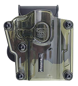 Picture of Bulldog Max Multi-Fit Polymer Holster w/ Paddle-Transparent Green RH MX-004 MX004