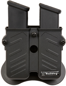 Picture of Bulldog Max Multi-Fit Mag Holder OWB Black Polymer Paddle Ambidextrous Hand MXM