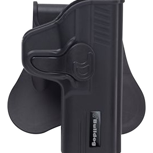 Picture of BULLDOG CASE RAPID RELEASE POLYMER HOLSTER W/ PADDLE RH GLOCK 19 23 32 ALL GEN (12 PER CASE) RR-G19