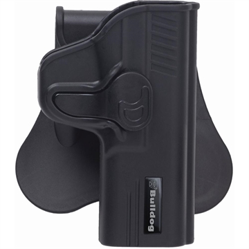 Picture of Bulldog Rapid Release Polymer Holster with Paddle Fits Glock 21 Gen 1 2 3 4 Black RH RR-G21 RRG21