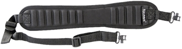 Picture of Bulldog Cases Ribbed Rifle Sling, Deluxe Locking Swivels, Poly Oxford Nylon, Black BD837