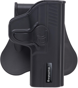 Picture of Bulldog Rapid Release Polymer Holster with Paddle Fits Springfield XDS Black RH RR-SPXDS RRSPXDS
