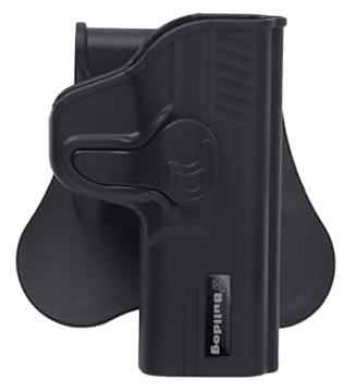 Picture of Bulldog Rapid Release OWB Black Polymer Paddle Fits Taurus GX4 Right Hand RRTGX4