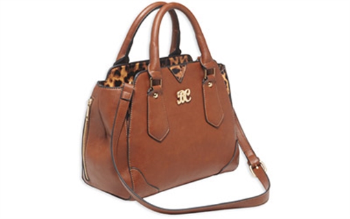 Picture of Bulldog BDP024 Satchel Purse w/Holster Chestnut Leather for Small Autos & Revolvers Ambidextrous Hand BDP024 BDP-024