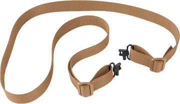 Picture of Bulldog Cases Single Point Sling, Deluxe Locking Swivels, Poly Oxford Nylon Construction, Tan BD831