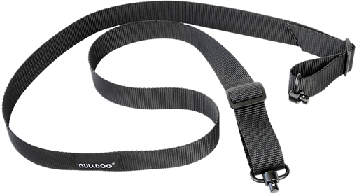 Picture of Bulldog Cases Single Point Sling, Deluxe Quick Detach Push Button Swivels, Poly Oxford Nylon Construction, Black BD832