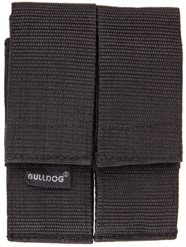 Picture of Bulldog Double Mag Holder Black Nylon Belt Loop WMAGL