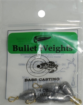 Picture of BULLET WEIGHTS BASS CASTING SINKERS #8 - 1/4 OZ. 5 PC SS14
